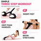 50% RABATT! 🏋️ Pedal-Widerstandsband 55 lbs – elastisches Zugseil für Bauch, Beine & Po, ideal für Zuhause