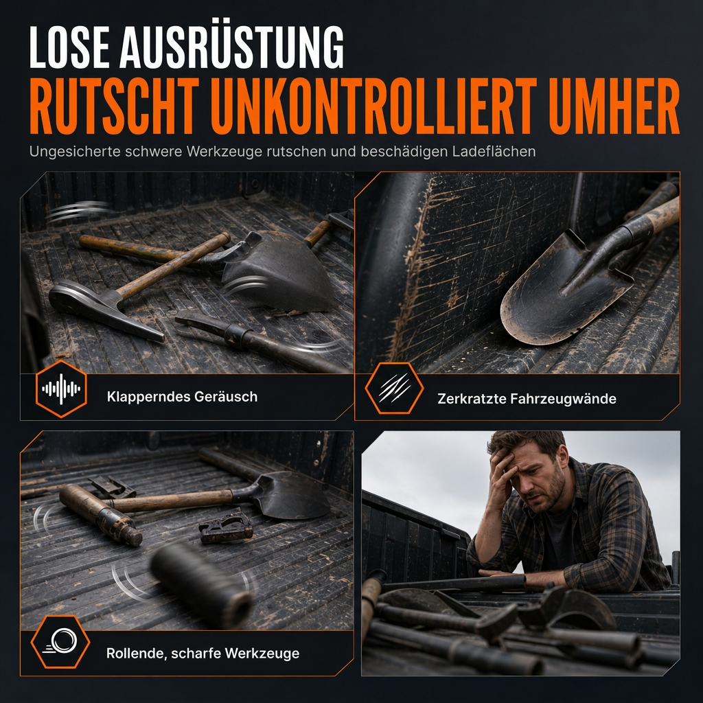 📢📢50% RABATT !!⏰Schnellinstallationswerkzeug-Klemmen Stabile Montagehalterungen für 3-4cm-Werkzeuge in Fahrzeugen und im Innenbereich