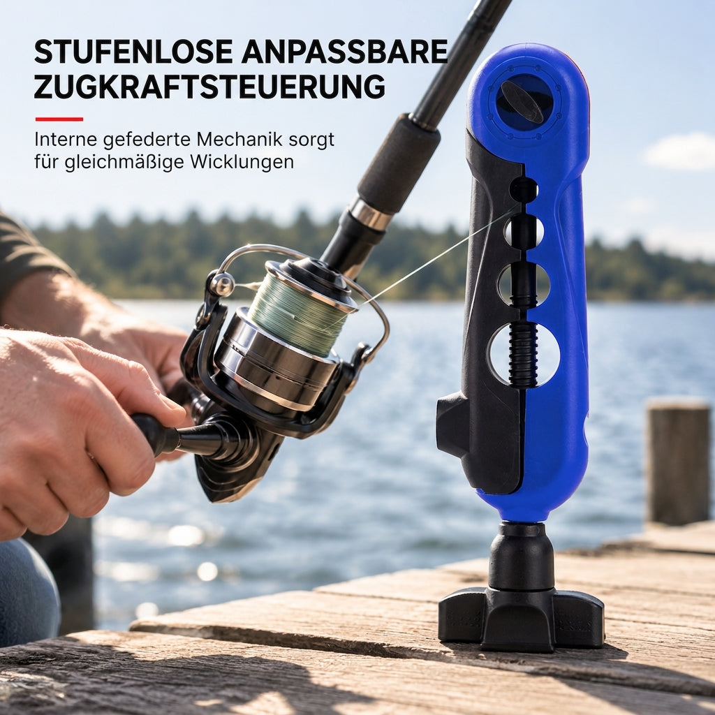 📢📢50% RABATT !!⏰Tragbarer kompakter Angelschnur-Spooler und Rollenwickler Angelzubehör