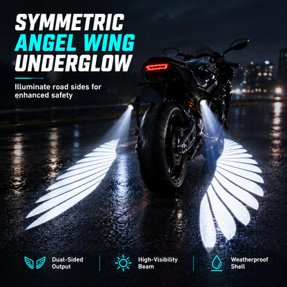 🎄 50 % WEIHNACHTSRABATT! 🏍️ LED-Engelsflügel-Projektoren fürs Motorrad – 2er-Set mit Wow-Effekt! ✨