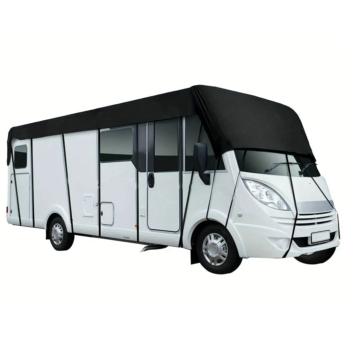 🎃Halloween-Angebot: 50 % Rabatt!🚐Dachabdeckung für Wohnwagen und Wohnmobile – 210D Oxford-Gewebe mit sicheren, verstellbaren Gurten