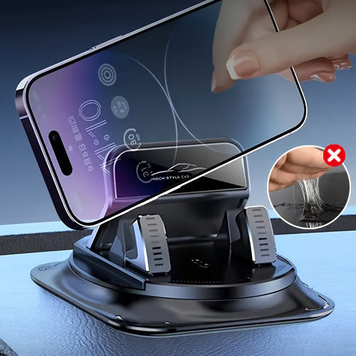 🚗KAUFE 2, ERHALTE 1 GRATIS!⏰Drehbarer Auto-Handyhalter fürs Armaturenbrett – 360° verstellbar & rutschfest – Perfekt für Navigation oder Freisprechfunktion – sicherer Halt auf allen Untergründen 📱